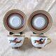 Hermes Paris Tea Cup And Saucer Cheval D'orient N° 6 & N°1 Tableware 2 Sets