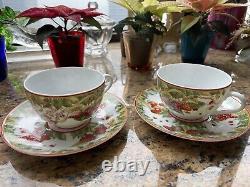 Hermes Pythagore Tea Cup Saucer Red Berry Tableware 2 set Coffee Cafe