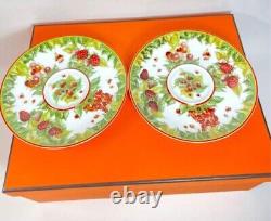 Hermes Pythagore Tea Cup Saucer Tableware 2 set Coffee Cafe Latte Auth New Box
