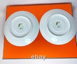 Hermes Pythagore Tea Cup Saucer Tableware 2 set Coffee Cafe Latte Auth New Box