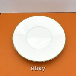 Hermes Rythme Green Tea Cup Saucer Tableware 2 set Coffee Cafe Latte Auth New