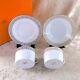 Hermes Tea Cup & Saucer Egee Soleil & Luna Porcelain Tableware 2 Sets With Box