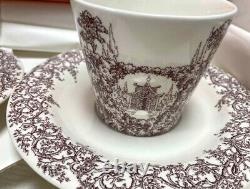 Hermes Tea Cup Saucer Les Maisons Enchantees Francois Houtin Tableware 2 set New