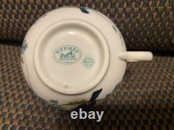 Hermes Toucan Tea Cup & Saucer Pre-Owned Un-used from Japan