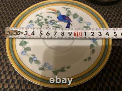 Hermes Toucan Tea Cup & Saucer Pre-Owned Un-used from Japan