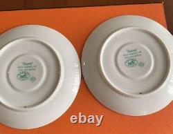 Hermes Toucans Tea Cup Saucer Tableware 2 set Animal Bird Coffee Auth New Unused