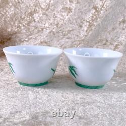 Hermes Toucans Tea Cup & Saucer with Top Cover Porcelain Tableware 2 Sets withCase