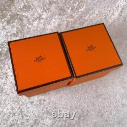 Hermes Toucans Tea Cup & Saucer with Top Cover Porcelain Tableware 2 Sets withCase