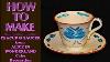How To Make A Teacup Saucer From Alice In Wonderland Cake Decoration Tutorial By Caketastic Cakes