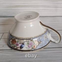 Hutschenreuther Bird of Paradise Tea Cup & Saucer ANTIQUE Circa 1920