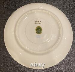 JKW Decor Calsbad Fragonard Courting Couple Tea Cup Saucer Set With Beehive Mark