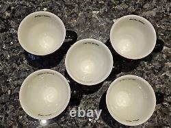 JULIUS MEINL Set of 5 Trend Cappucino/Tea Cup & Saucer Made in Austria NEW
