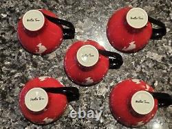 JULIUS MEINL Set of 5 Trend Cappucino/Tea Cup & Saucer Made in Austria NEW