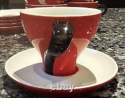 JULIUS MEINL Set of 5 Trend Cappucino/Tea Cup & Saucer Made in Austria NEW
