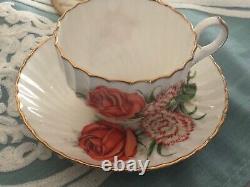 Jason Bone China Scarlett O'Hara Teacup & Saucer Gone With The Wind Cabbage Rose