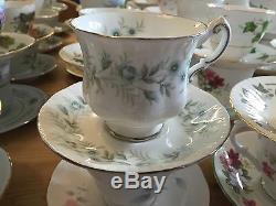 Job Lot 50 Pretty Vintage Tea Cups & Saucers- Ideal for use at Weddings