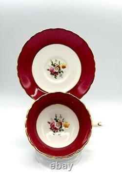 LOT! Tea Cup & saucer lot including VERY RARE AYNSLEY- Reds Collection