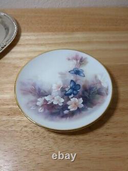 Lena Liu Tea Cup & Saucer Blossoms&Butterfly Collectible For 5 Person New