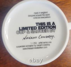 Limited Edition NANAMI COWDROY Suspended Animation Cup & Saucer Set 1 of 250