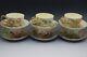 Limoges T&v Porcelain Set Of 6 Teacups And Saucers Roses Antique Artist Signed