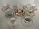 Lot Of 9 Antique Demitasse Cup & Saucer Collection Mixed Fine Bone China