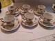 Made In Japan Hand-painted China Cup And Saucer Demitasse Set Of Six