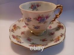 MADE IN Japan Hand-painted China Cup And Saucer Demitasse Set of Six