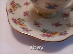MADE IN Japan Hand-painted China Cup And Saucer Demitasse Set of Six