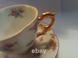 MADE IN Japan Hand-painted China Cup And Saucer Demitasse Set of Six
