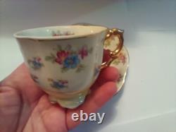 MADE IN Japan Hand-painted China Cup And Saucer Demitasse Set of Six