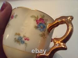 MADE IN Japan Hand-painted China Cup And Saucer Demitasse Set of Six