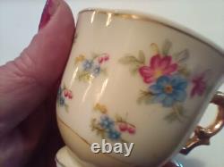 MADE IN Japan Hand-painted China Cup And Saucer Demitasse Set of Six