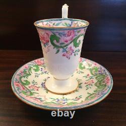 MINTON ANTIQUE Hand Painted CUP AND SAUCER 1900-1920