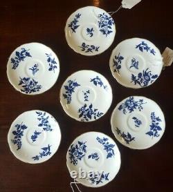 MINT 19 c. Coalport Demitasse tea set cup saucer floral flowers antique set