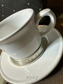 Match Pewter Convivio Cappuccino/Tea Cup with Saucer 1512.0