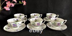 Mikado Bone China Occupied Japan tea cup coffee cup with saucer set (12 Pieces)