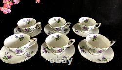 Mikado Bone China Occupied Japan tea cup coffee cup with saucer set (12 Pieces)