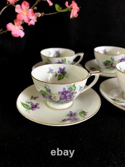 Mikado Bone China Occupied Japan tea cup coffee cup with saucer set (12 Pieces)
