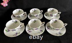 Mikado Bone China Occupied Japan tea cup coffee cup with saucer set (12 Pieces)