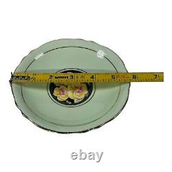 Mint Green Paragon Pansies Pansy Teacup Saucer Double Warrant Flowers Gold Trim