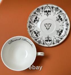 Miss Havershams Curiousities, Set Of 2 Porcelain Tea/Coffee Cups & Saucers