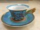 New Authentic Versace Medusa Rosenthal De La Mer Coffee Tea Cup Saucer Set Ag