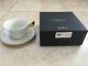 New Authentic Versace Medusa Rosenthal White D'or Coffee Tea Cup Saucer Set Ag