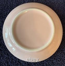NEW Limoges Legle Rose Teacup & Saucer Plat Rim- 2 Teacups, 4 Saucers
