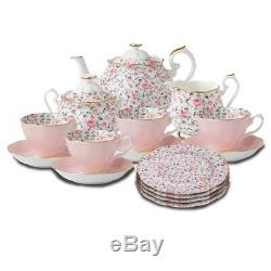 NEW Royal Albert Rose Confetti China Tea Set
