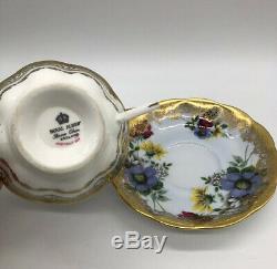 NIB Vintage Royal Albert Portrait Series Cups & Saucers 6 Patterns, England