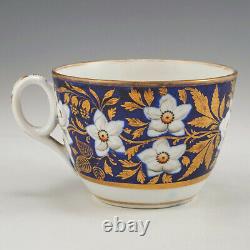 New Hall Porcelain Pattern 885 Tea Cup Saucer And Plate c1820
