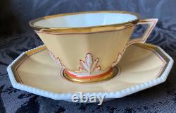 Norddeutscher Bremen North German Lloyd Nymphenburg Europa Perl Tea Cup/Saucer