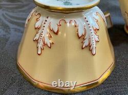 Norddeutscher Bremen North German Lloyd Nymphenburg Europa Perl Tea Cups(3)