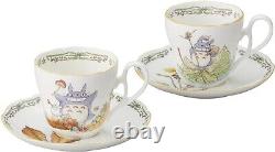 Noritake My Neighbor Totoro Cup & Saucer Pair Set / Tea Pot Bone China JAPAN NEW